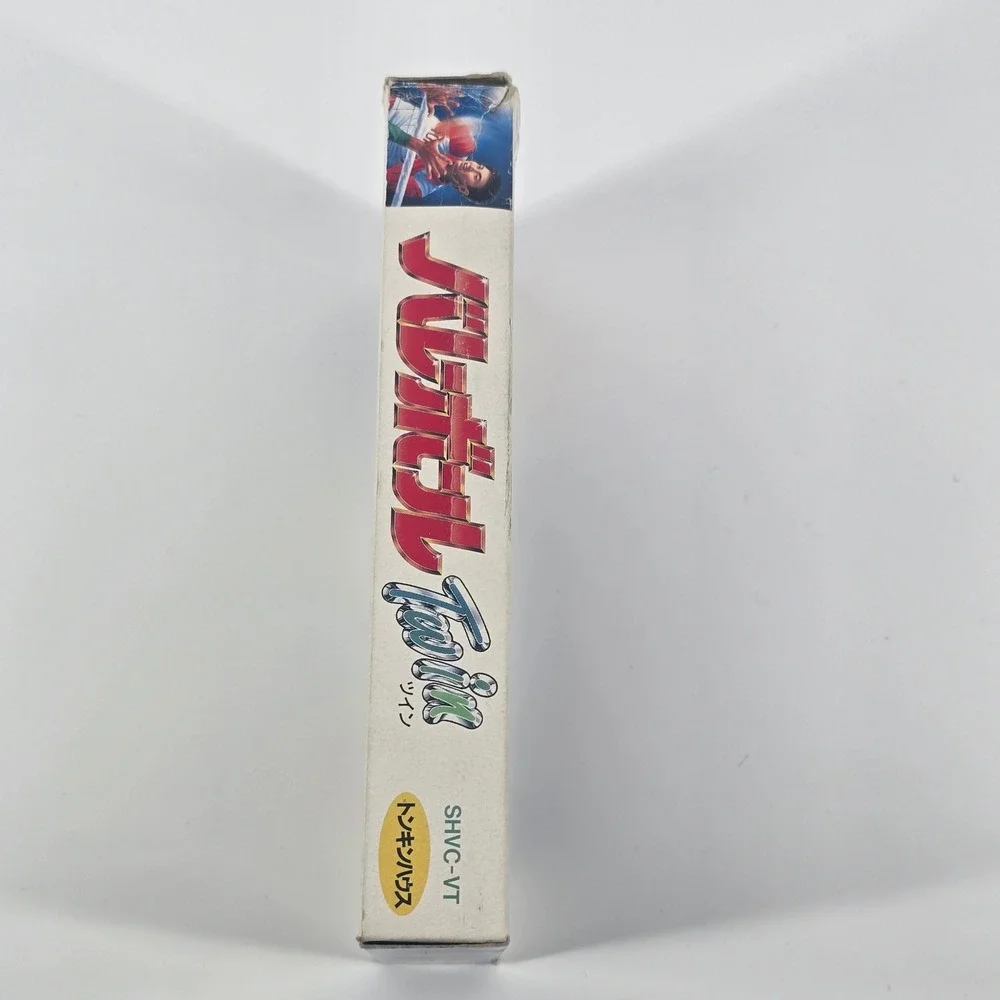 Tonkin House Volleyball Twin Super Famicom NTSC-J SHVC-VT CIB Sports Game